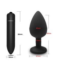 Load image into Gallery viewer, Soft Silicone Anal Butt Plug Prostate Massager Adult Gay Products Anal Plug Mini Erotic Bullet Vibrator Sex Toys for Women Men